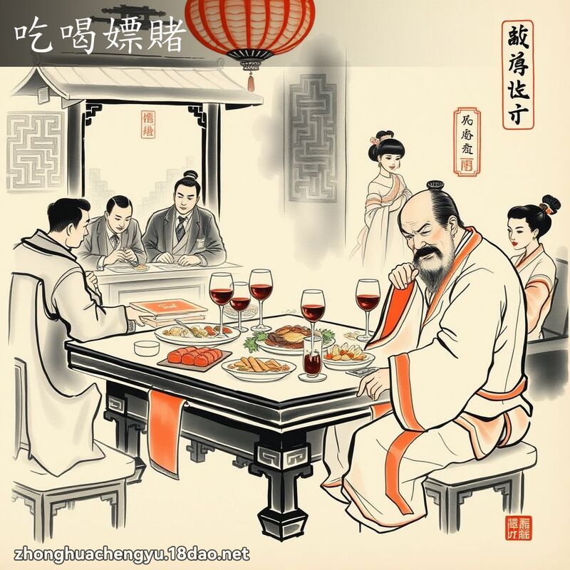 吃喝嫖賭 配图