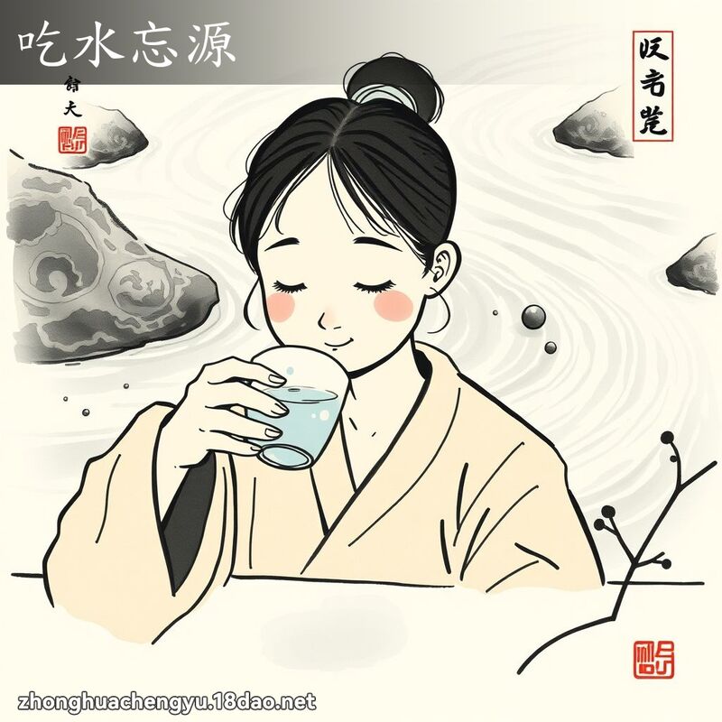 吃水忘源 配图