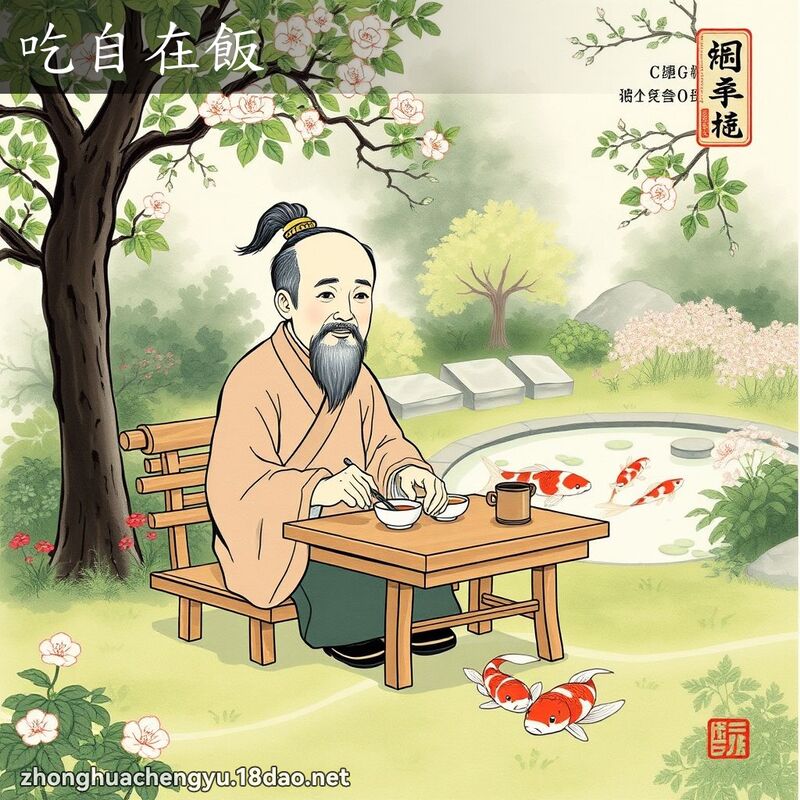 吃自在飯 配图