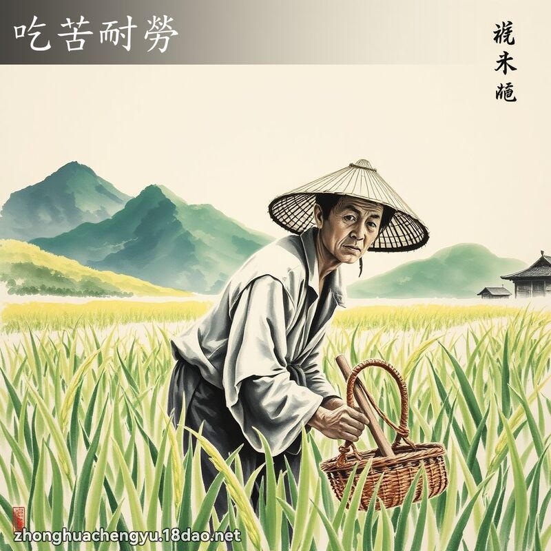 吃苦耐勞 配图