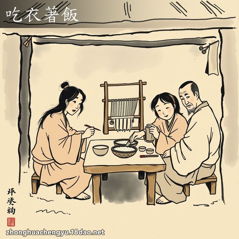 吃衣著飯 配图
