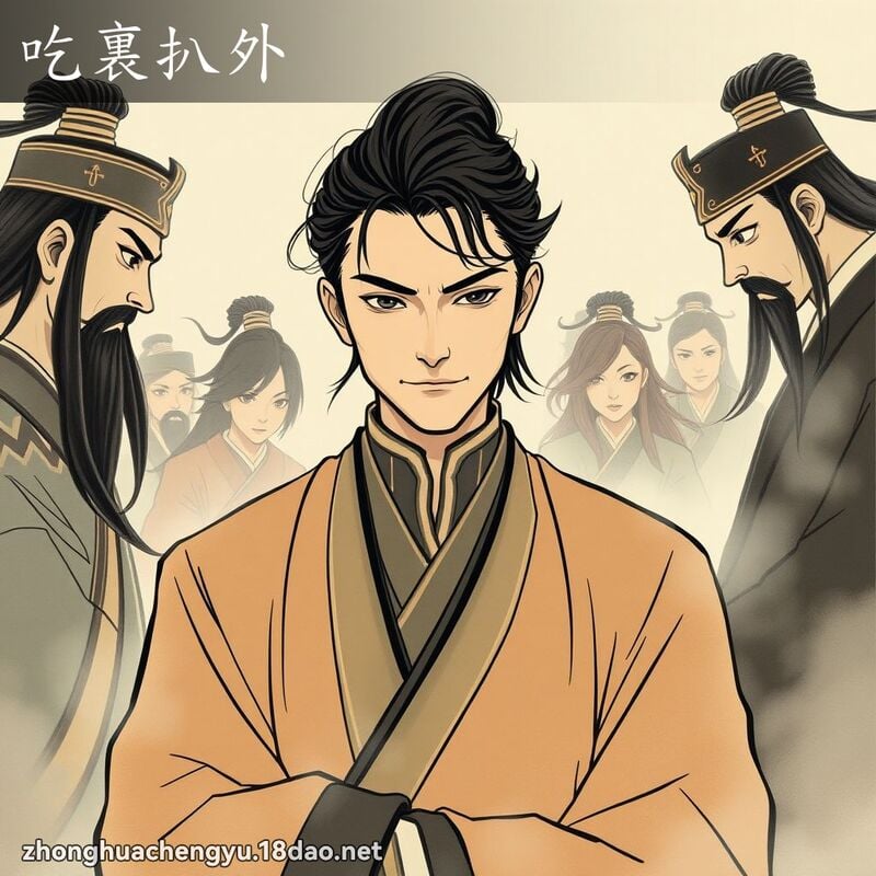 吃裏扒外 配图