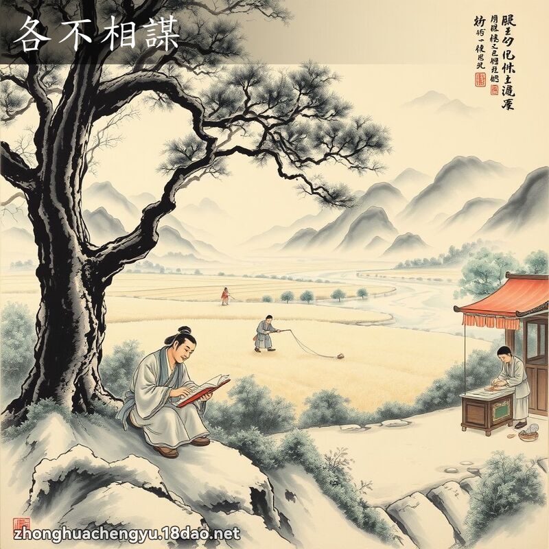 各不相謀 配图