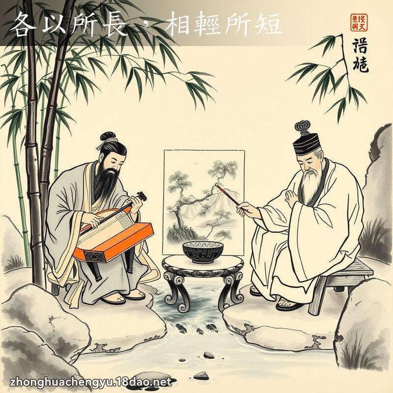 各以所長,相輕所短 配图