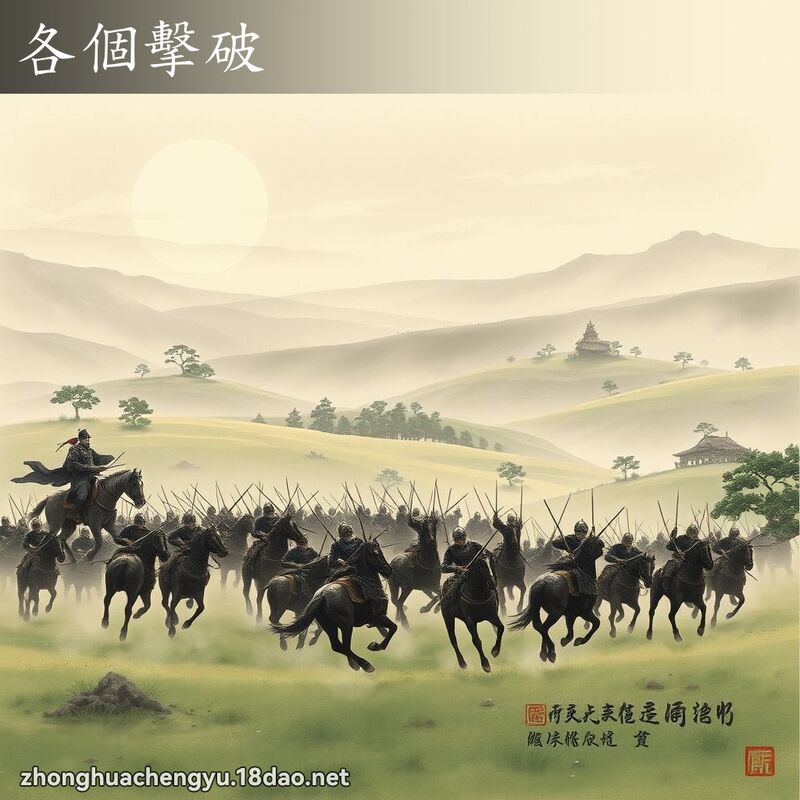 各個擊破 配图