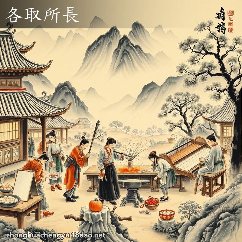 各取所长 配图