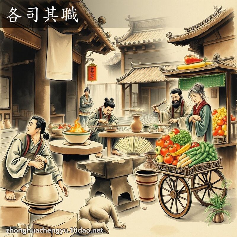 各司其職 配图