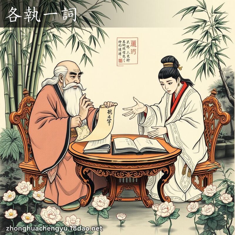 各執一詞 配图