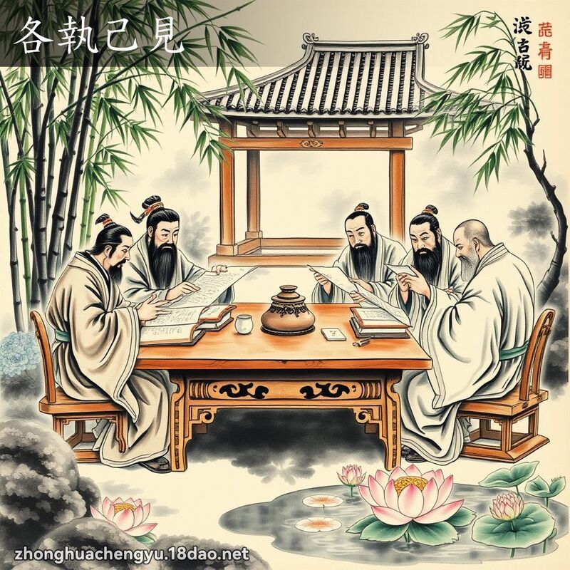 各執己見 配图