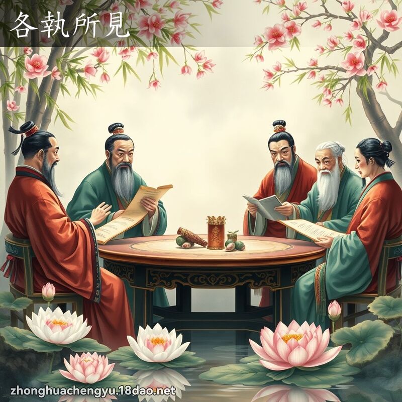 各執所見 配图