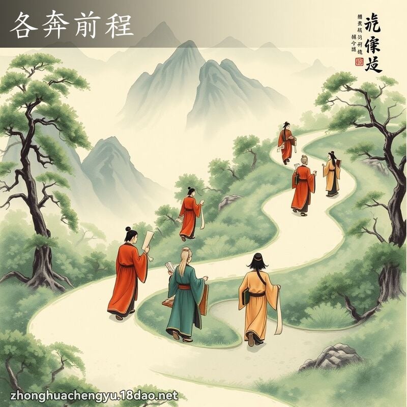 各奔前程 配图