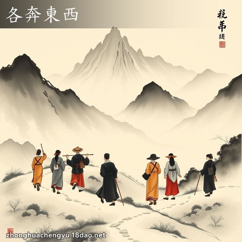 各奔東西 配图