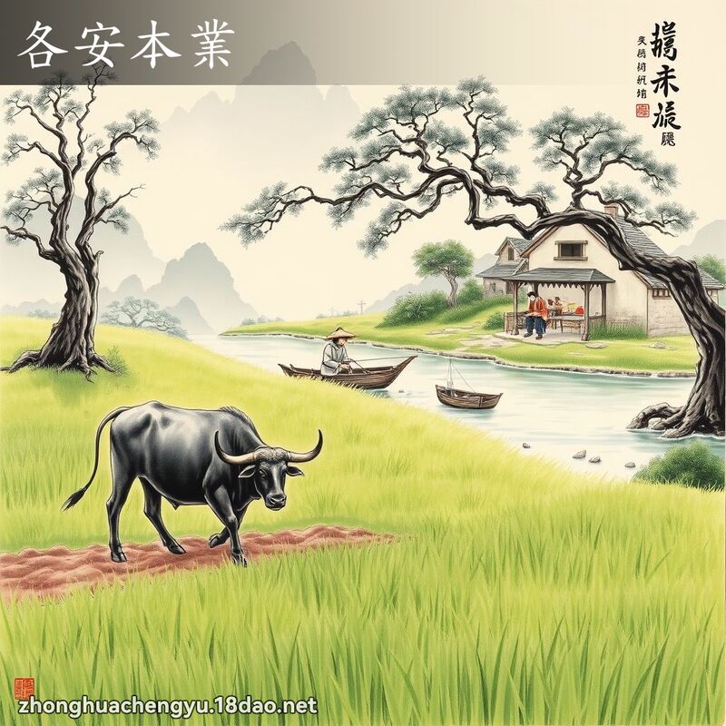 各安本業 配图