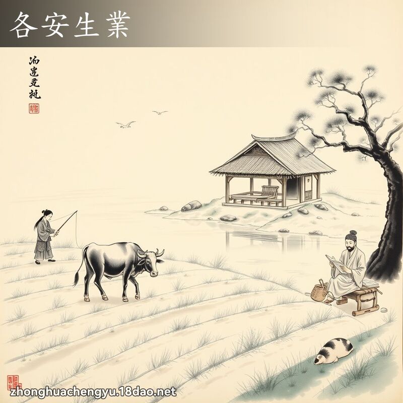 各安生業 配图