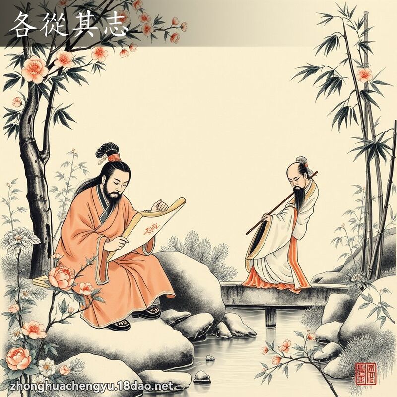 各從其志 配图