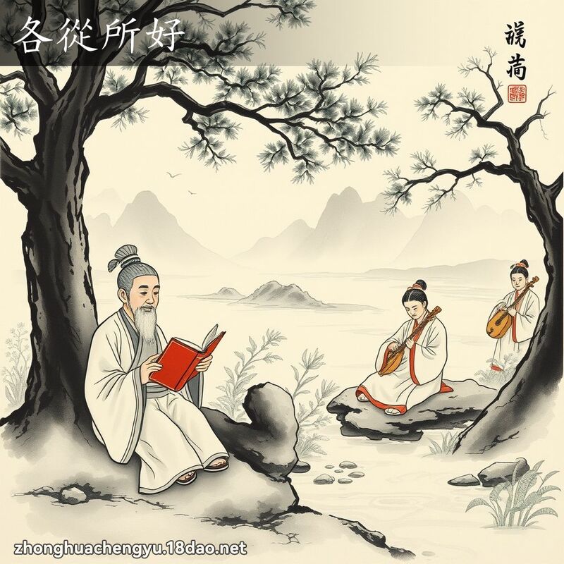 各從所好 配图