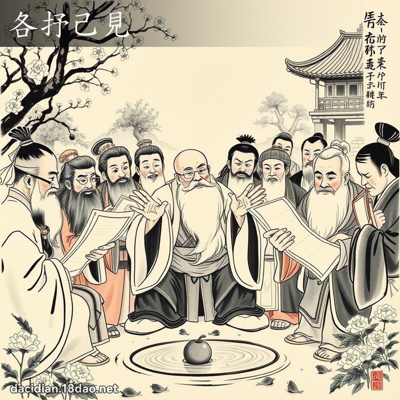 各抒己见 - 中华成语配图