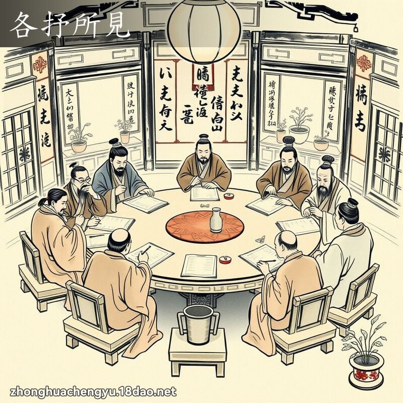 各抒所見 配图