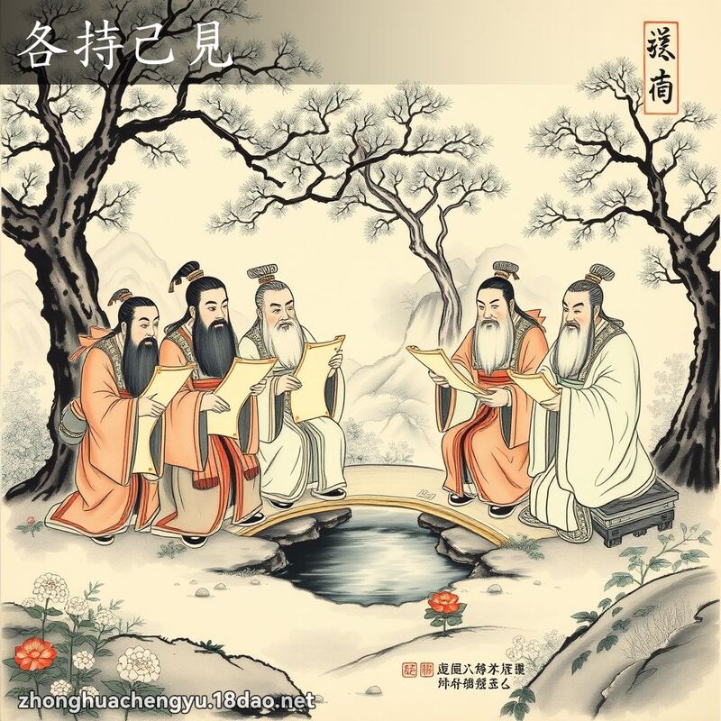 各持己見 配图