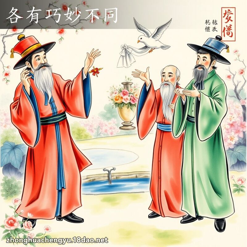 各有巧妙不同 配图