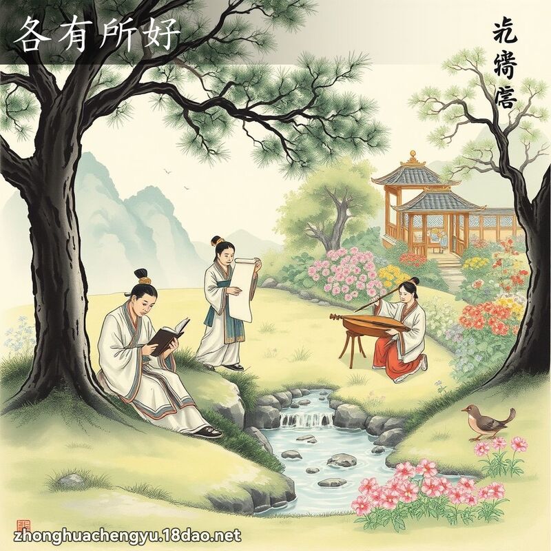 各有所好 配图
