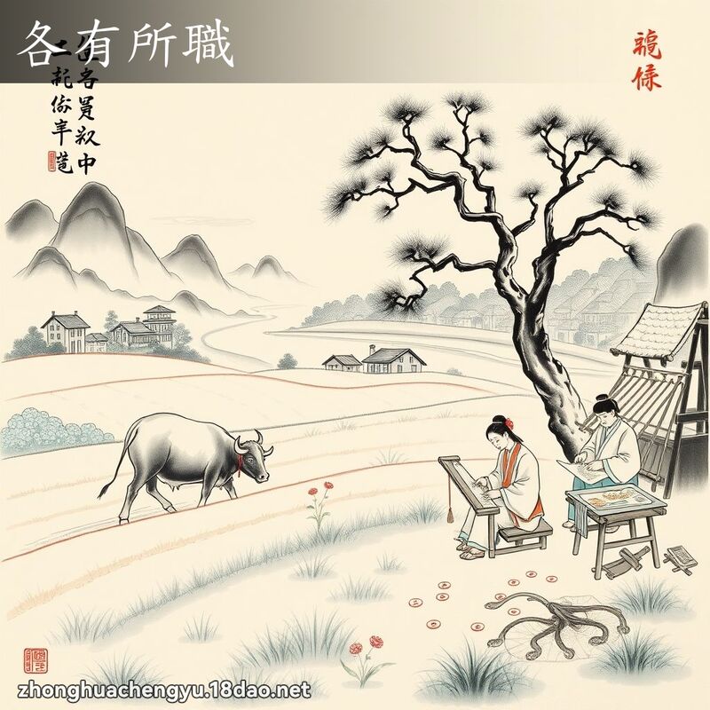 各有所職 配图