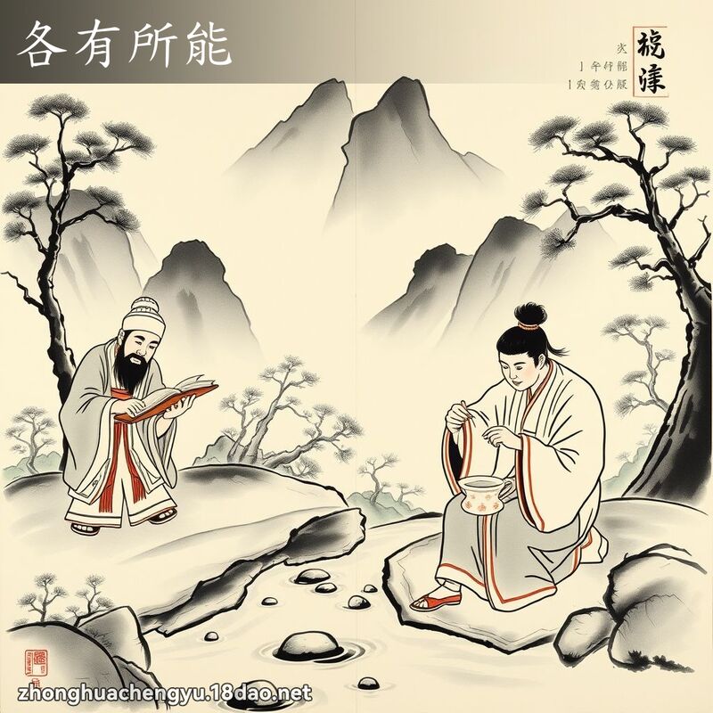 各有所能 配图