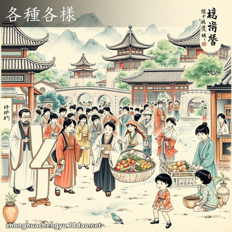 各種各樣 配图