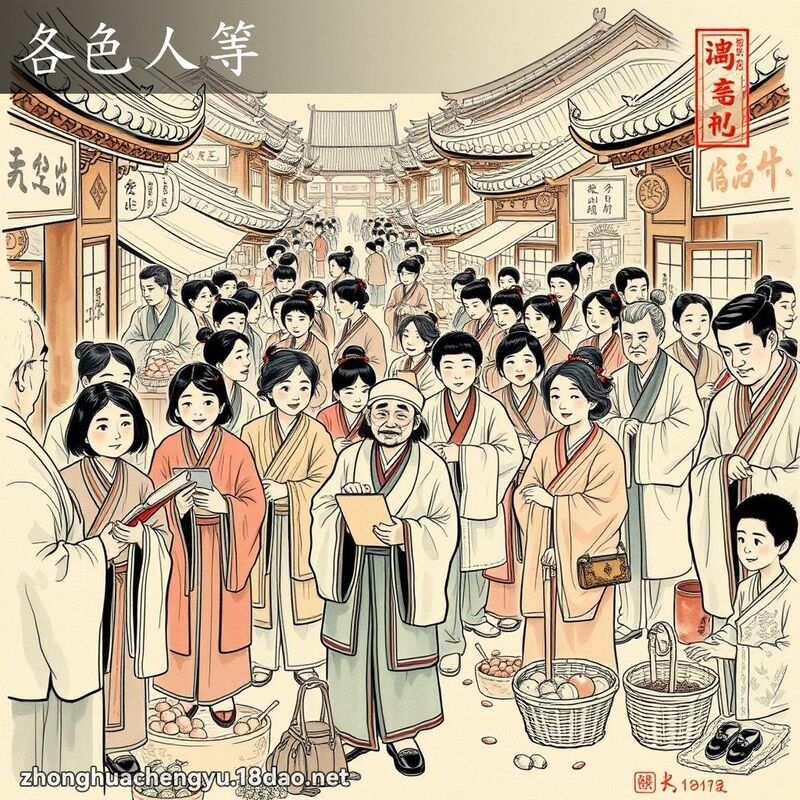 各色人等 配图