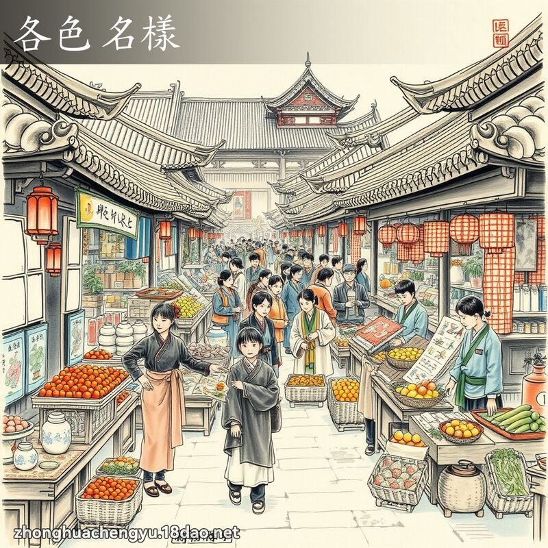 各色名樣 配图