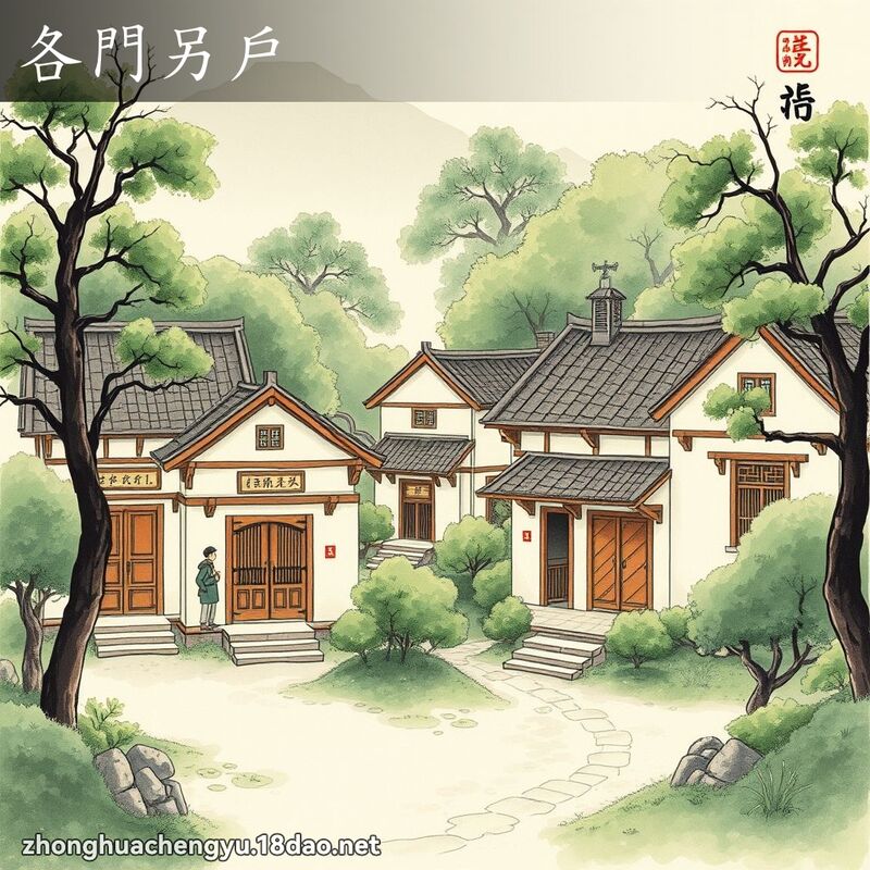 各門另戶 配图