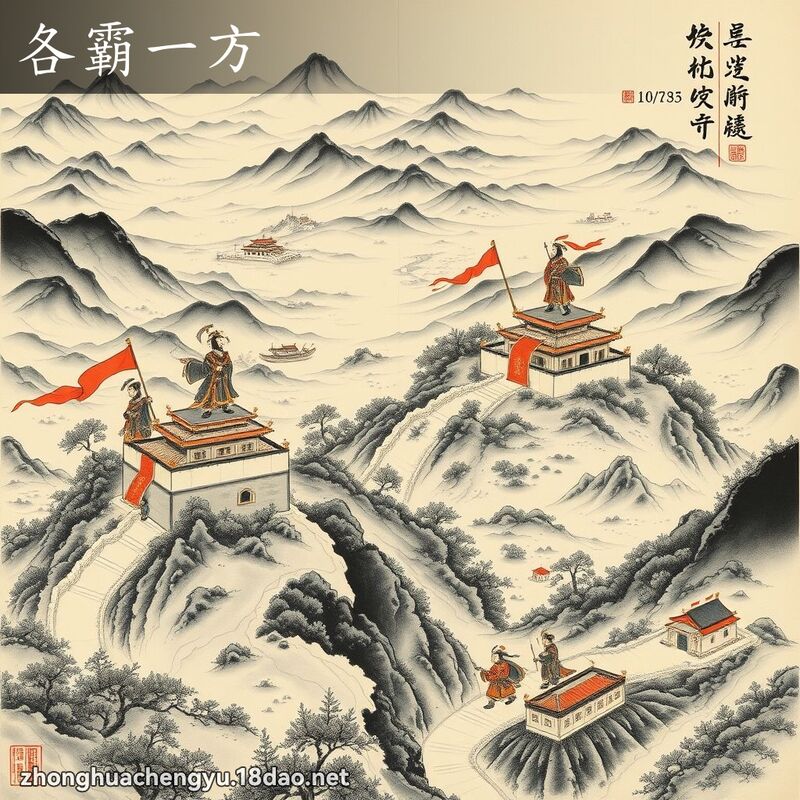 各霸一方 配图