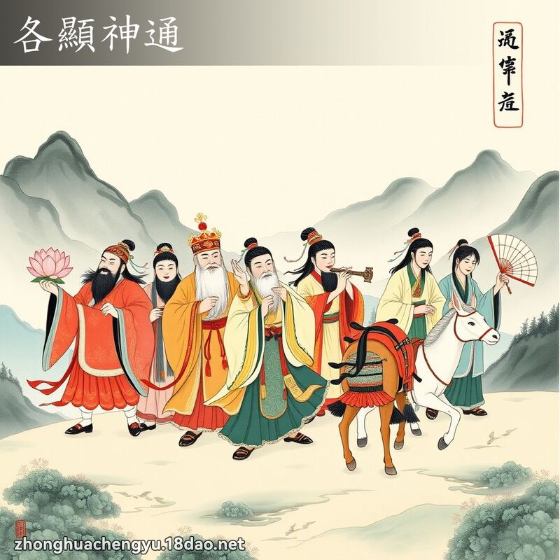 各顯神通 配图