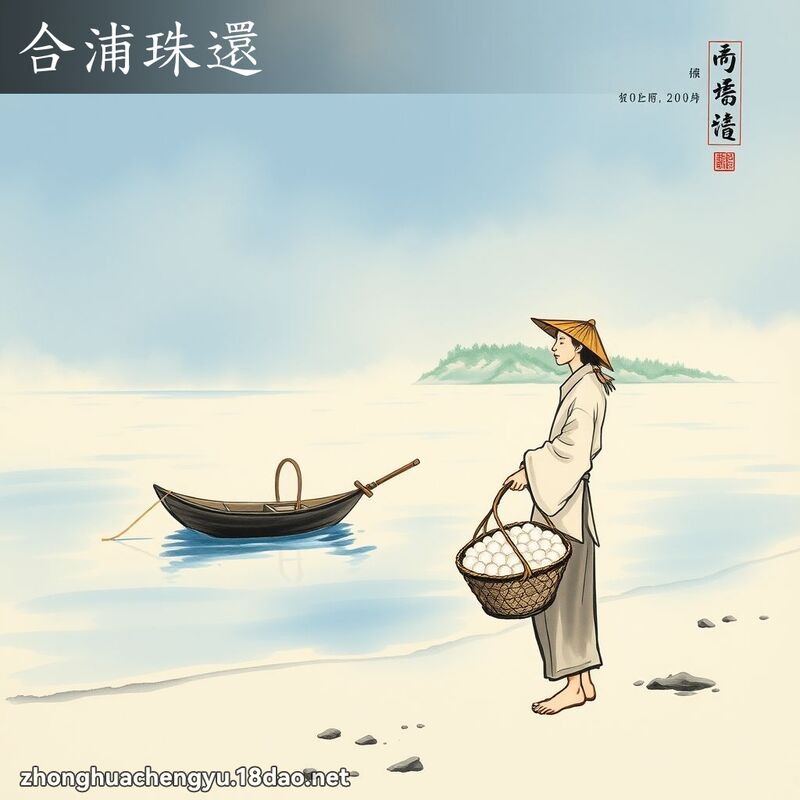合浦珠还 - 中华成语配图