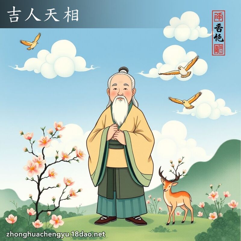 吉人天相 配图