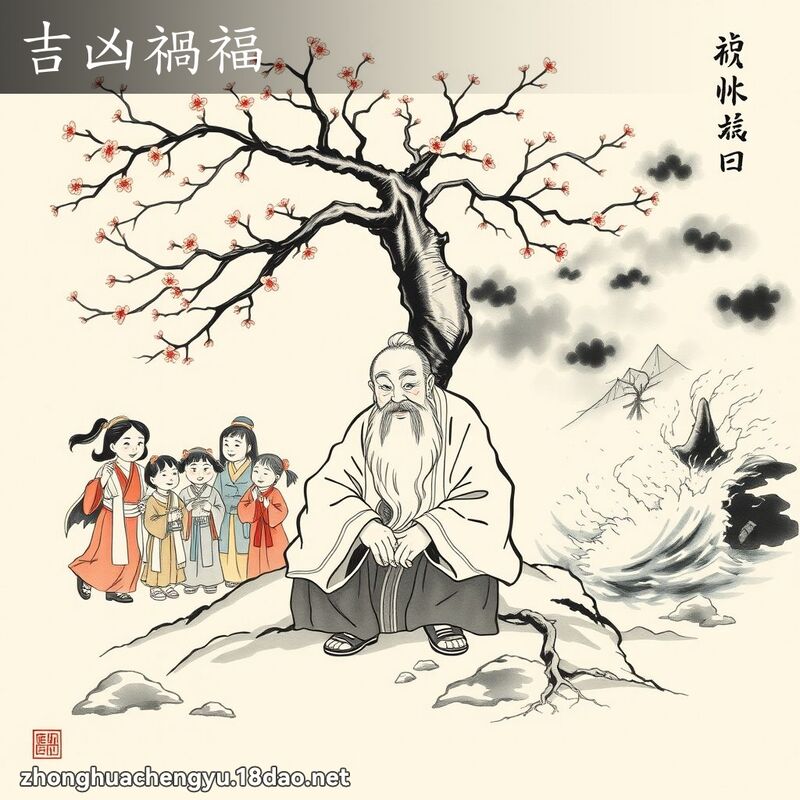 吉凶祸福 - 中华成语配图
