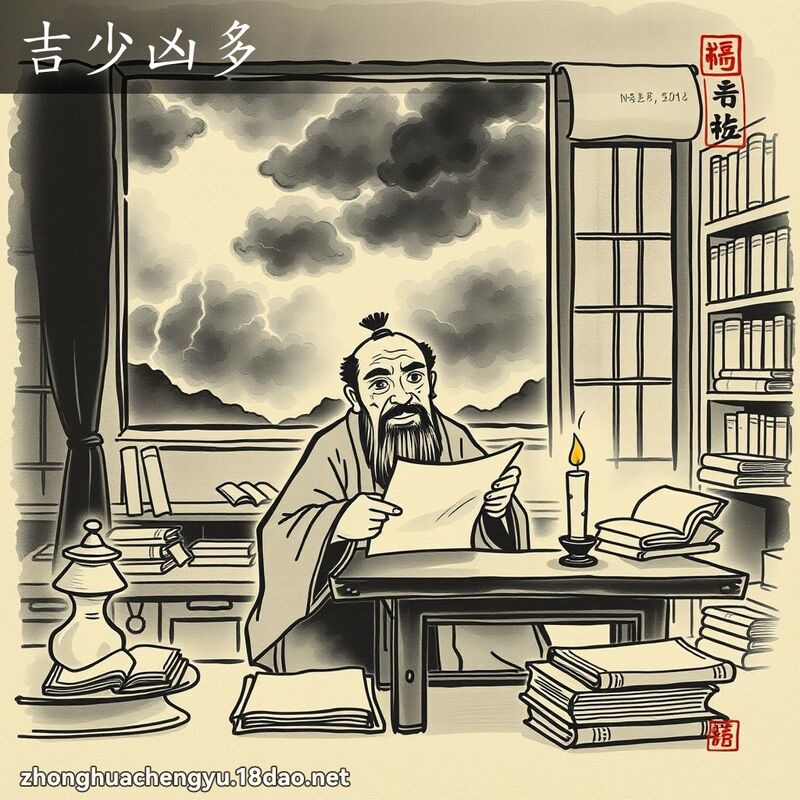 吉少凶多 配图