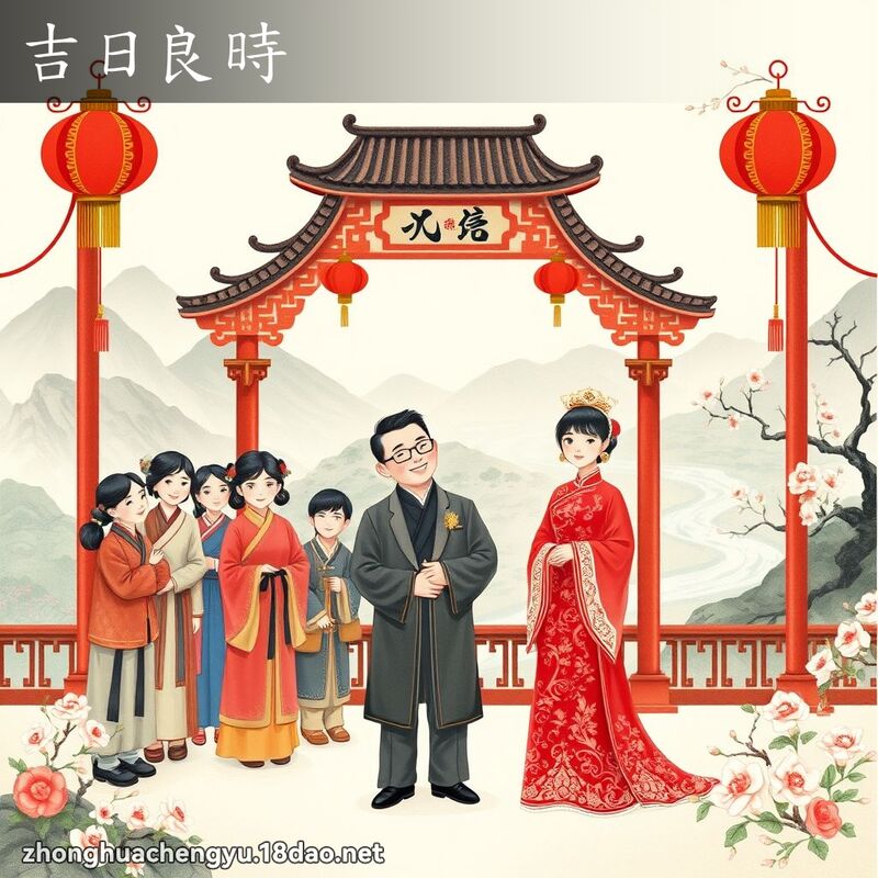 吉日良时 - 中华成语配图