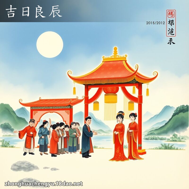 吉日良辰 - 中華成語配圖