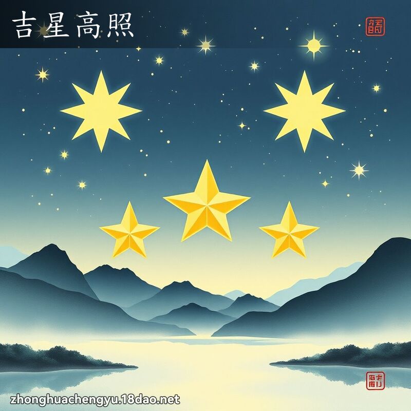 吉星高照 - 中華成語配圖