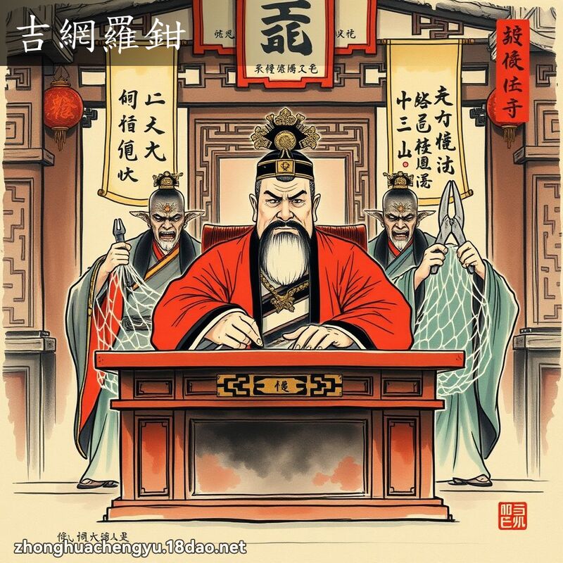 吉網羅鉗 - 中華成語配圖
