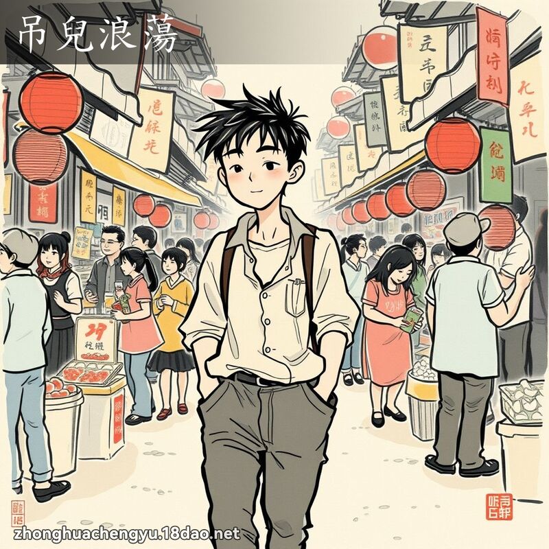吊兒浪蕩 配图