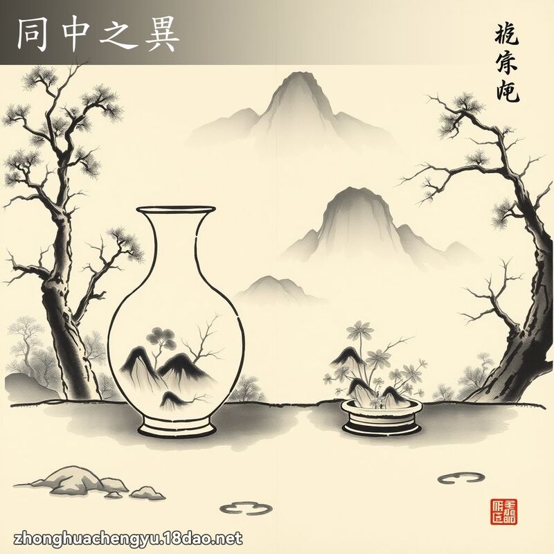 同中之異 配图