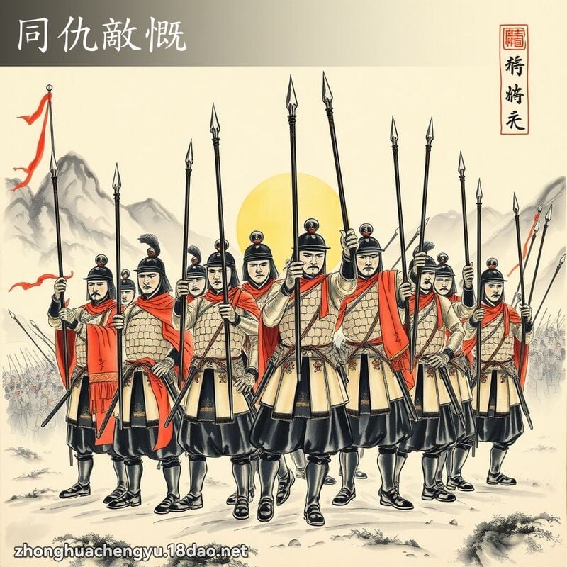 同仇敵慨 配图