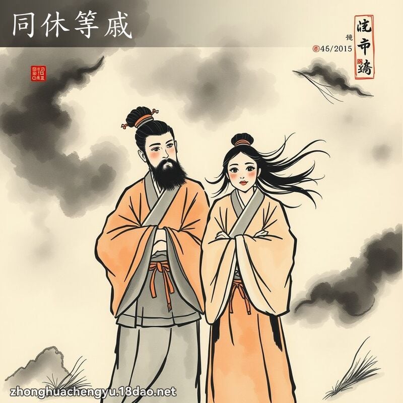同休等戚 配图