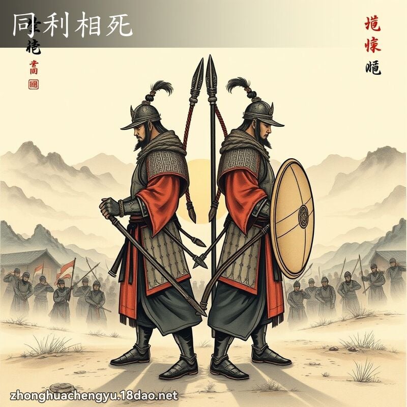 同利相死 配图