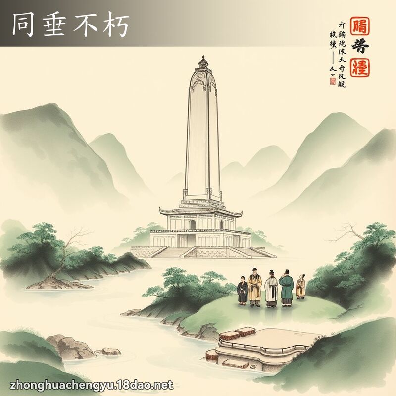 同垂不朽 配图