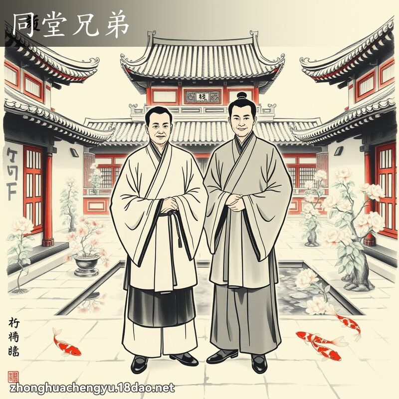 同堂兄弟 配图