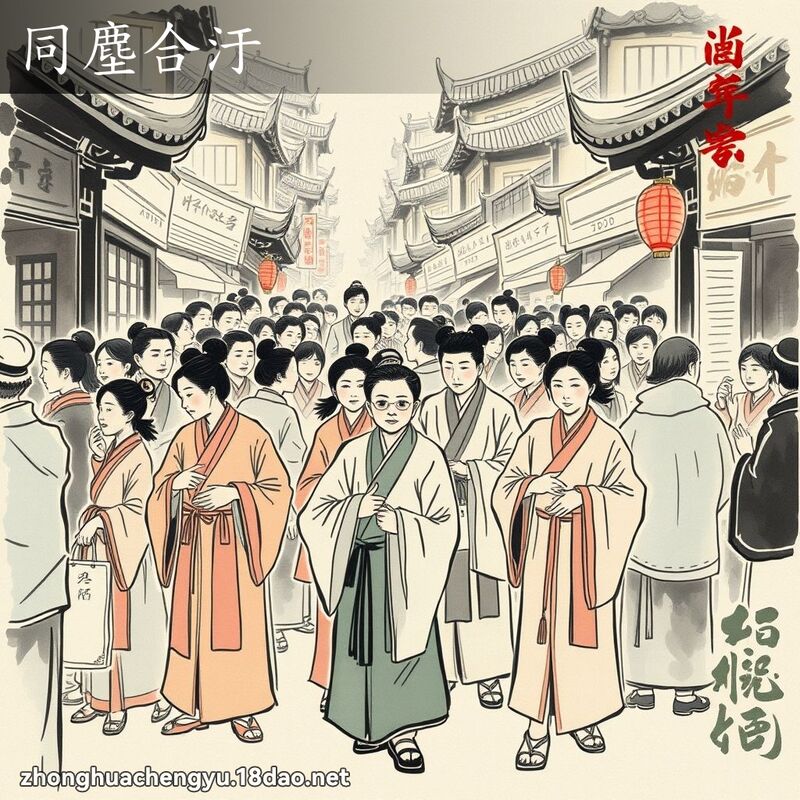 同塵合汙 配图