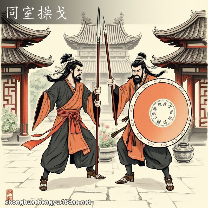 同室操戈 配图